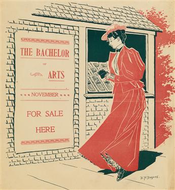 HENRY SUMNER WATSON (1868-1933) & A.P. ROGERS (DATES UNKNOWN). THE BACHELOR OF ARTS. Group of 4 posters. 1896. Sizes vary.